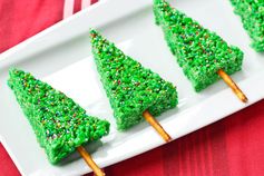 Christmas Tree Rice Krispie Treats