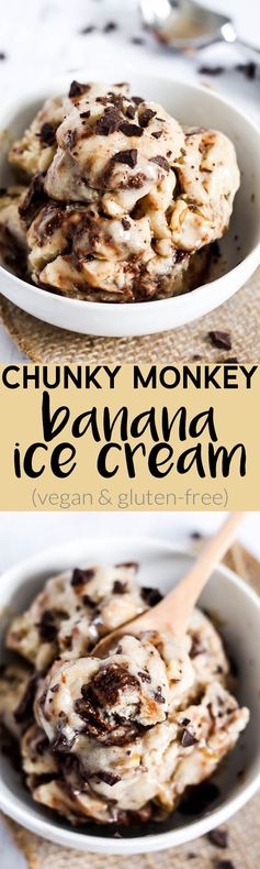 Chunky Monkey Banana Ice Cream