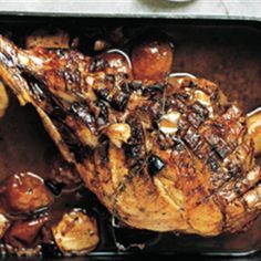 Cider and honey roast leg of lamb