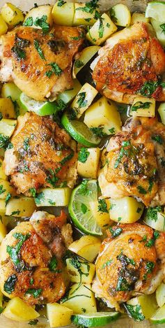 Cilantro-Lime Chicken and Potatoes