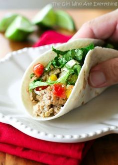 Cilantro Lime Chicken Tacos