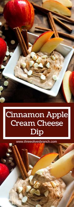 Cinnamon Apple Cream Cheese Dip