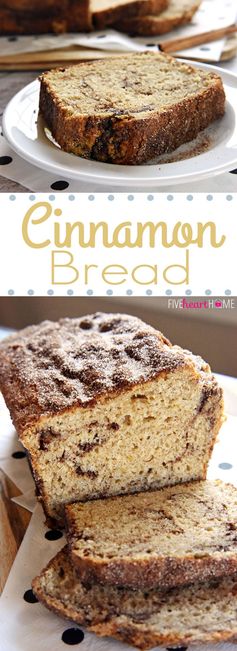 Cinnamon Bread (No-Yeast Quick Bread