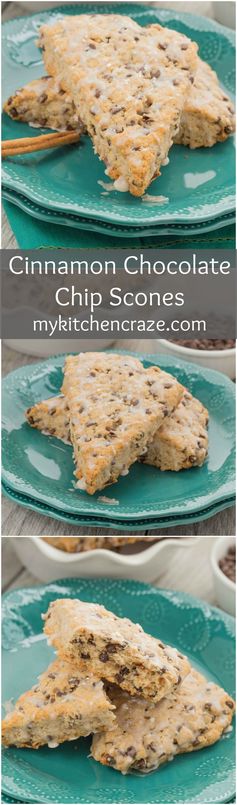 Cinnamon Chocolate Chip Scones