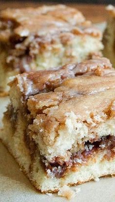 Cinnamon Roll Cake From Scratch Recipe Card