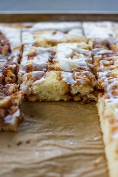 Cinnamon Roll Sheet Cake