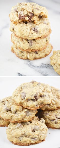 Cinnamon Spiced Oatmeal Chocolate Chip Cookies