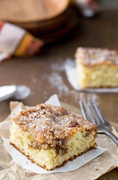 Cinnamon Streusel Sour Cream Coffee Cake