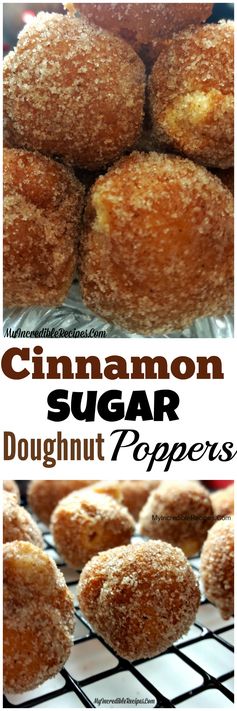 Cinnamon Sugar Doughnut Holes – BITE SIZE