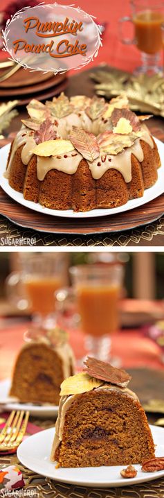 Cinnamon Swirl Pumpkin Pound Cake