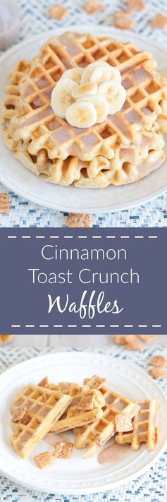 Cinnamon Toast Crunch Waffles