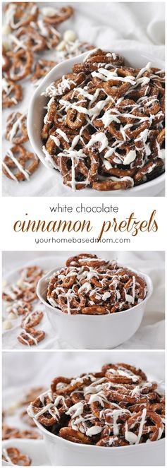 Cinnamon Toast White Chocolate Pretzels