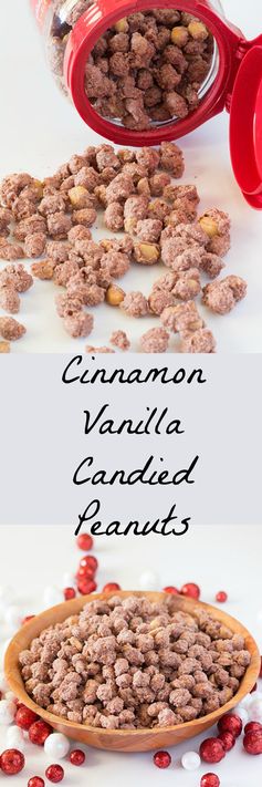 Cinnamon Vanilla Candied Peanuts