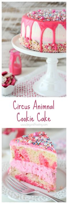 Circus Animal Cookie Cake