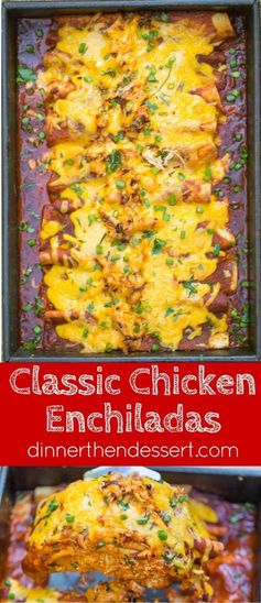 Classic Chicken Enchiladas