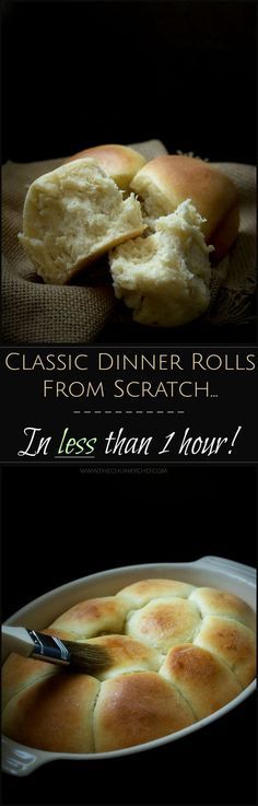 Classic Dinner Rolls - In less than 1 hour