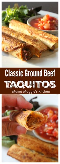 Classic Ground Beef Taquitos