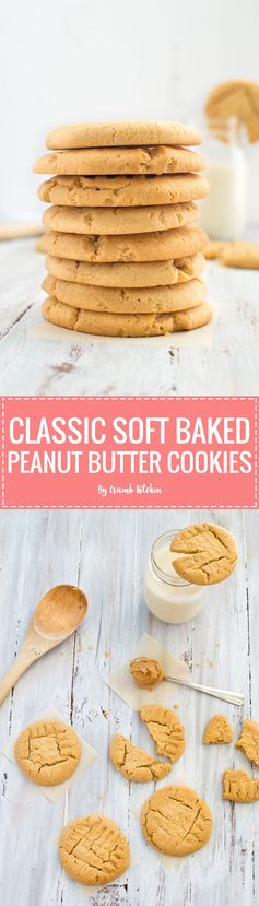 Classic Soft-Baked Peanut Butter Cookies