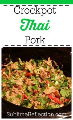 Clean Eating Crockpot Thai Pork