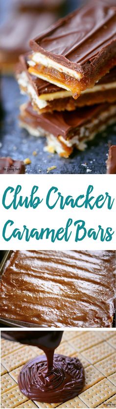 Club Cracker Caramel Bars