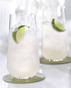 Cocktail rhum tonic au citron