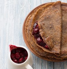 Cocoa Buckwheat Crepes