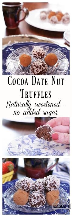 Cocoa Date Nut Truffles