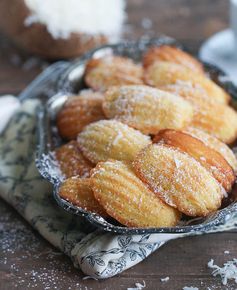 Coconut Almond Madeleines