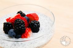 Coconut Chia Pudding with Fresh Fruit (vegan, gluten-free