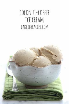 Coconut Coffee Ice Cream