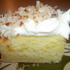 Coconut - Cream Cheese Sheet Cake