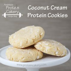 Coconut Cream Protein Cookies