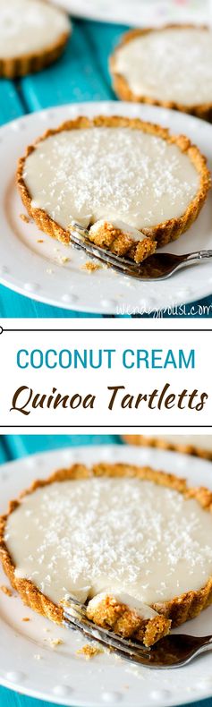 Coconut Cream Quinoa Tartletts