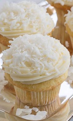 Coconut Cupcakes #HolidayFoodParty