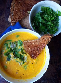 Coconut Ginger Carrot Soup