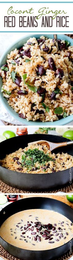 Coconut Ginger Red Beans & Rice