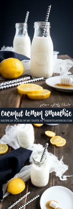 Coconut-lemon smoothie