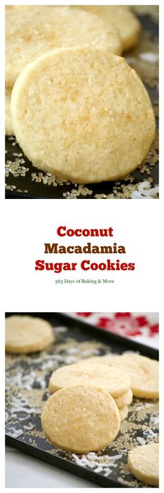 Coconut Macadamia Sugar Cookies