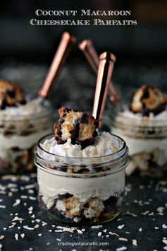 Coconut Macaroon Cheesecake Parfaits