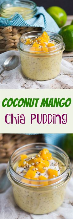 Coconut Mango Chia Pudding