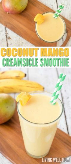 Coconut Mango Creamsicle Smoothie