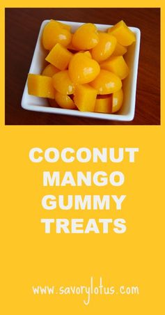 Coconut Mango Gummy Snacks