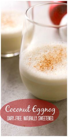 Coconut Milk Eggnog #SundaySupper