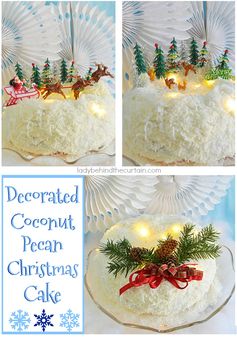 Coconut Pecan Christmas Cake