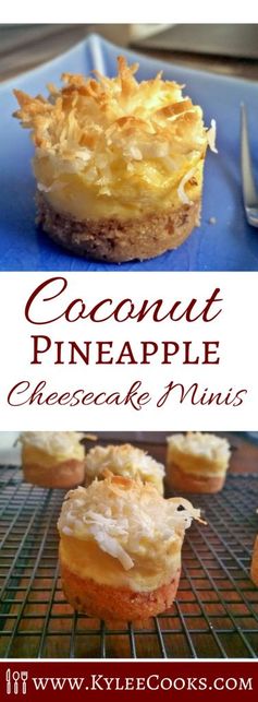 Coconut Pineapple Cheesecake (Minis