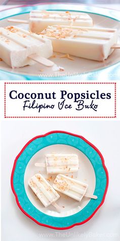 Coconut Popsicles (Filipino Ice Buko