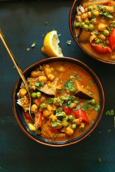 Coconut Red Curry with Chickpeas