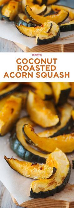 Coconut Roasted Acorn Squash