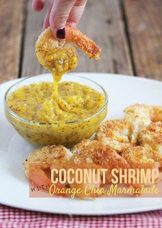 Coconut Shrimp with Orange Chia Marmalade