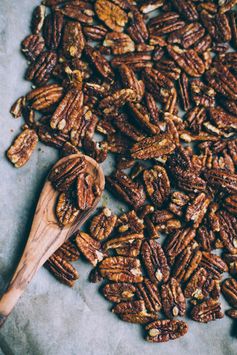 Coconut Sugar Pecans with Turmeric and Cinnamon